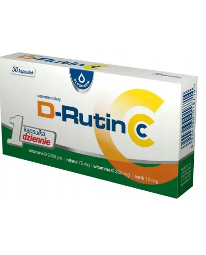 D-RUTIN CC 30 kaps. [Krótka data - 2024-07-31]