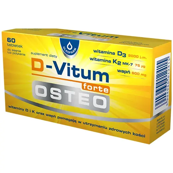 D-Vitum Forte Osteo, 60 tabletek
