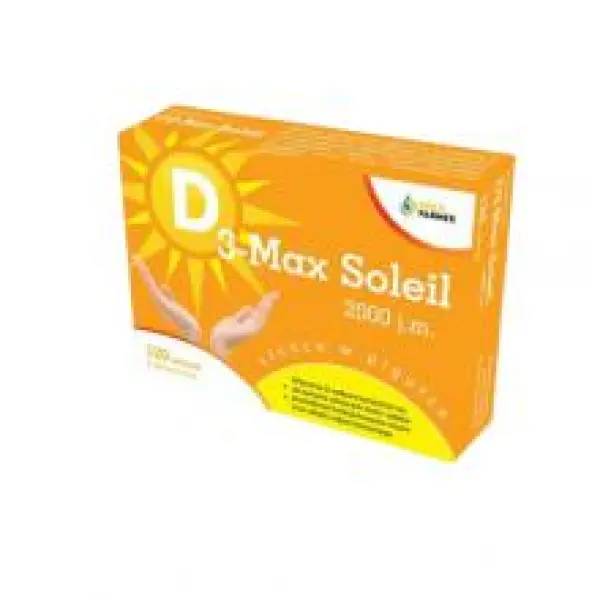 D3 Max Soleil Witamina D 2000 j.m. 120 tabletek