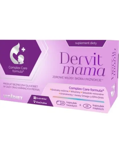 DERVIT MAMA KWASY OMEGA-3 28 kaps.+ 28 kaps.