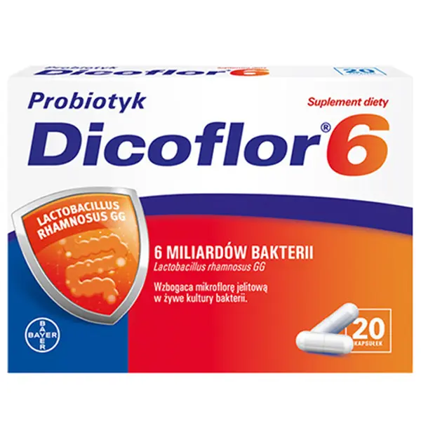 Dicoflor 6 Probiotyk, 20 kapsułek