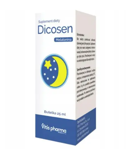 DICOSEN MELATONINA W KROPLACH 25 ML