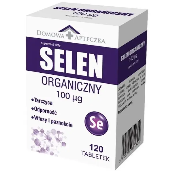 Domowa Apteczka Selen organiczny, 120 tabletek