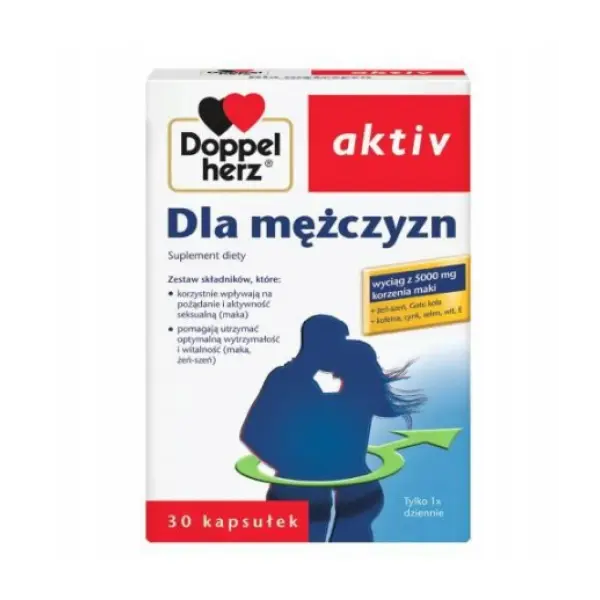 DOPPELHERZ AKTIV Dla mężczyzn - 30 kapsułek