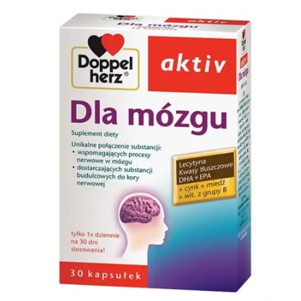 DOPPELHERZ AKTIV Dla mózgu - 30 kaps.