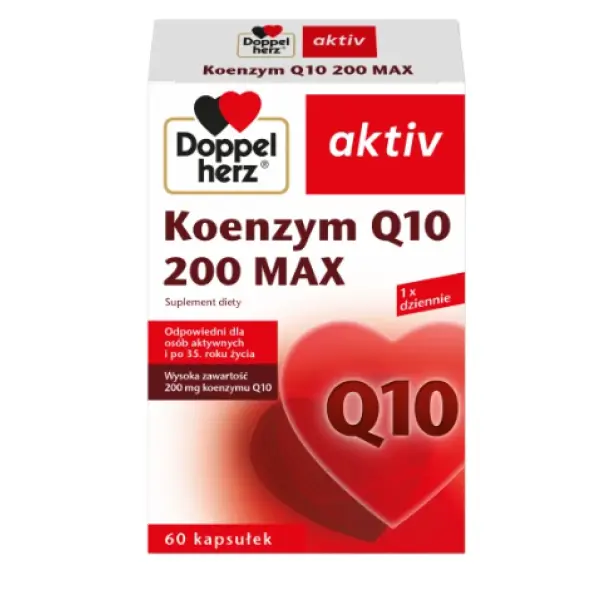 DOPPEL HERZ AKTIV KOENZYN Q10 200 MAX 60 KAPSUŁEK