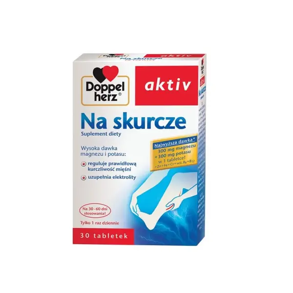 Doppelherz Aktiv Na skurcze, 30 tabletek