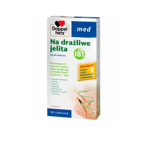 DOPPELHERZ Med na drażliwe jelita IBS 30 tabletek