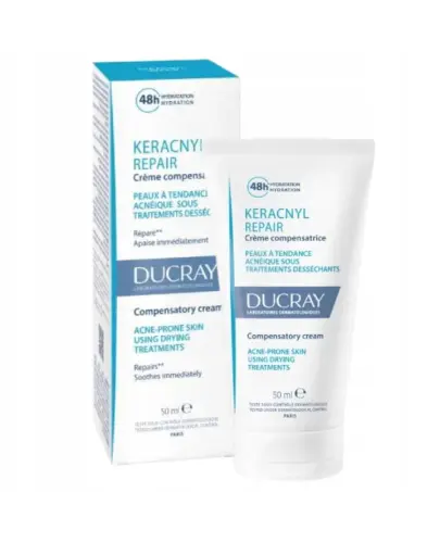 DUCRAY KERACNYL REPAIR Krem odbudowujący skóra skłonna do trądziku, 50ml