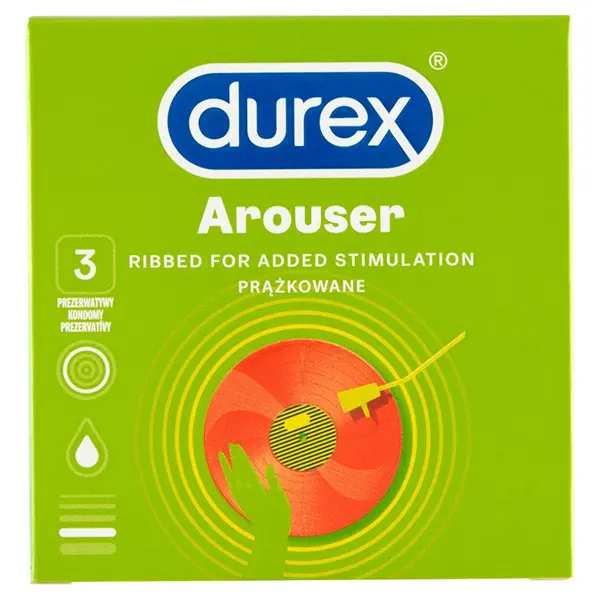 Durex Arouser Prezerwatywy, 3 sztuki