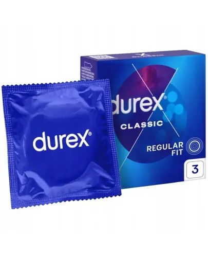 Durex Classic Prezerwatywy, 3 sztuki
