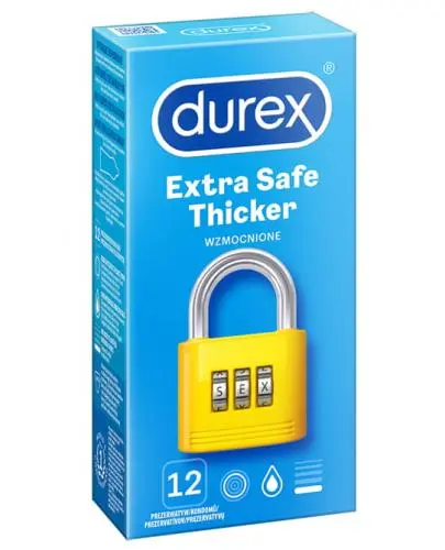 Durex Extra Safe Emoji Prezerwatywy, 12 sztuk