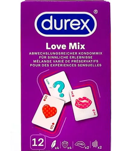 Durex Love Mix prezerwatywy, 12szt.