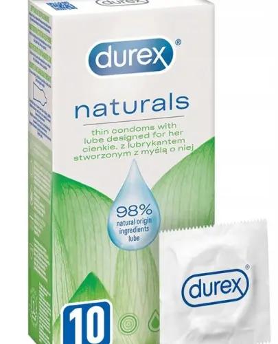 DUREX NATURALS prezerwatywy 10 szt.