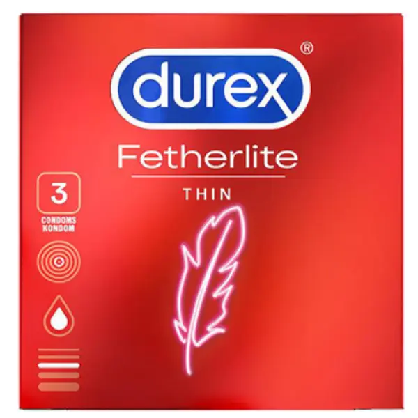 DUREZ FETHERLITE THIN PREZERWATYWY CIENKIE 3 SZTUKI