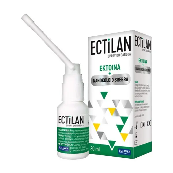 ECTILAN EKTOINA SPRAY DO GARDŁA ŁAGODZĄCY 20 ML
