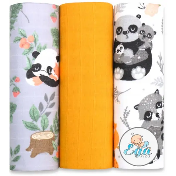 EGA KIDS PIELUCHY PIELUCHA MUŚLINOWA ZESTAW NR 43 60/80 3 SZTUKI
