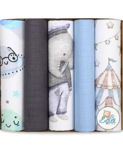 EGAKIDS PIELUSZKA TETROWA 70/80 ZESTAW 1 -  5 SZTUK 