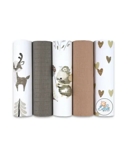 EGAKIDS PIELUSZKI TETROWE 70/80 ZESTAW NR 21 - 5 SZTUK 