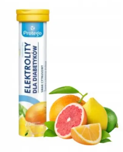ELEKTROLITY DLA DIABETYKÓW 20 TABL. MUSUJĄCYCH PROTEGO 