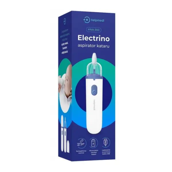 ELEKTRYCZNY ASPIRATOR KATARU ELECTRINO SECURE+ HELPMEDI 