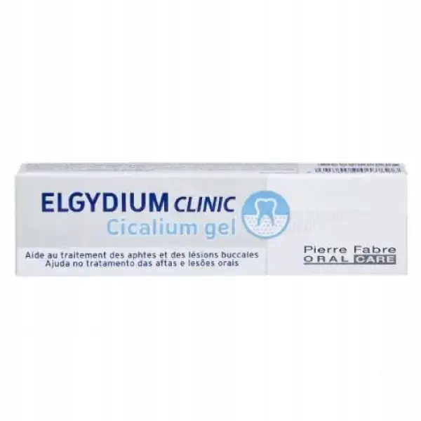ELGYDIUM CLINIC CICALIUM ŻEL STOMATOLOGICZNY PODRAŻNIENIA AFTY 8ML