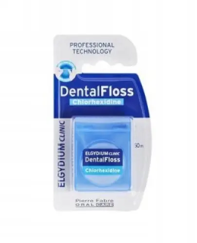 ELGYDIUM CLINIC NIĆ DENTYSTYCZNA Z CHLORHEKSYDYNĄ 50M