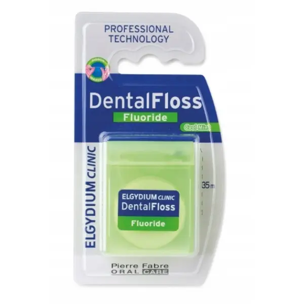ELGYDIUM CLINIC NIĆ DENTYSTYCZNA Z FLUOREM 35M