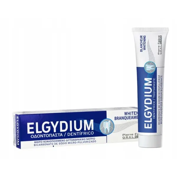 ELGYDIUM WHITENING PASTA DO ZĘBÓW WYBIELAJĄCA 75ML