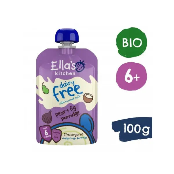 Ella's Kitchen BIO Bezmleczna kaszka z gruszką i figami (100 g)