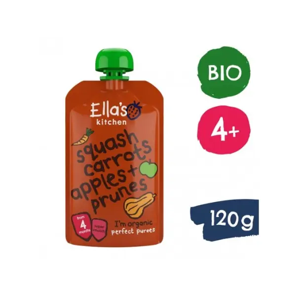 Ella's Kitchen BIO Dynia, marchew, jabłko i śliwka (120 g)