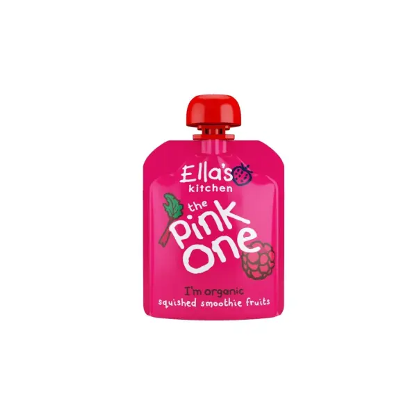 Ella's Kitchen BIO PINK ONE smoothie owocowe z rabarbarem 90 g 