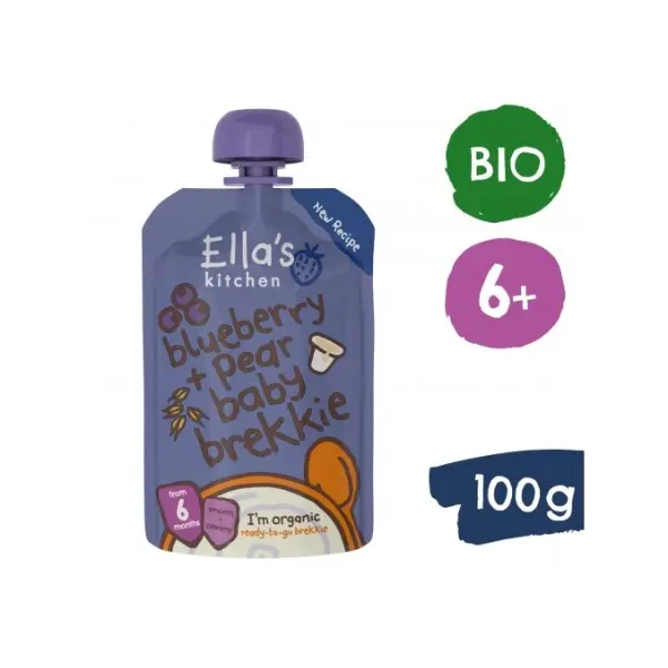 Ella's Kitchen BIO Śniadanie jagoda i gruszka (100 g)