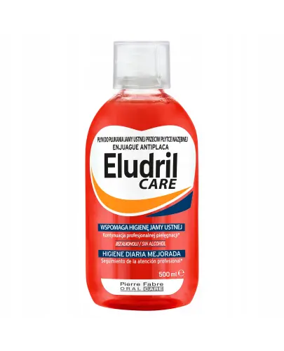 ELUDRI CARE PŁYN DO PŁUKANIA JAMY USTNEJ PRZECIWBAKTERYJNY 500ML