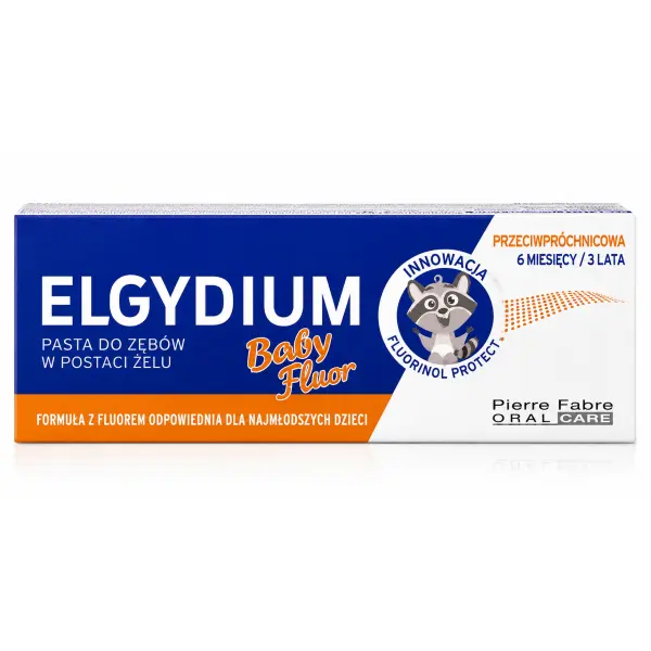 ELUDRIL BABY PASTA Z FLUOREM DLA NAJMŁODSZYCH DZIECI 3 MIESIĘCY - 3 LATA 30 ML