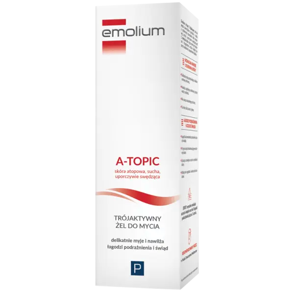 Emolium A-Topic Trójaktywny Żel do mycia, 200 ml