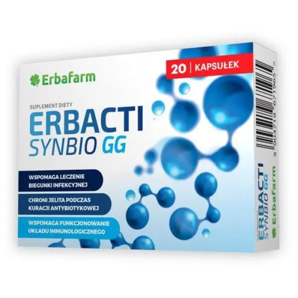 ERBACTI SYNBIO GG PROBIOTYK 20 KAPSUŁEK