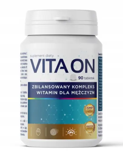 ERBAFARM VITA ON ZBILANSOWANY KOMPLEKS WITAMIN DLA MĘŻCZYZN 90 TABLETEK