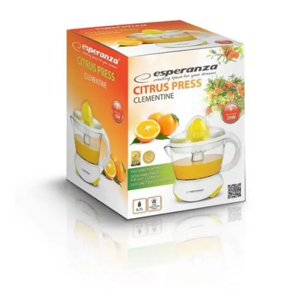 ESPERANZA WYCISKARKA DO CYTRUSÓW CLEMENTINE 0,7L