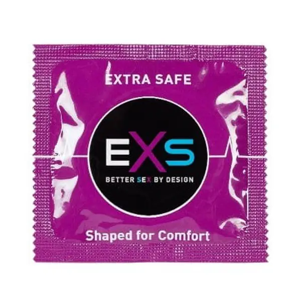 EXS Extra Safe Prezerwatywy różowe, 1 sztuka