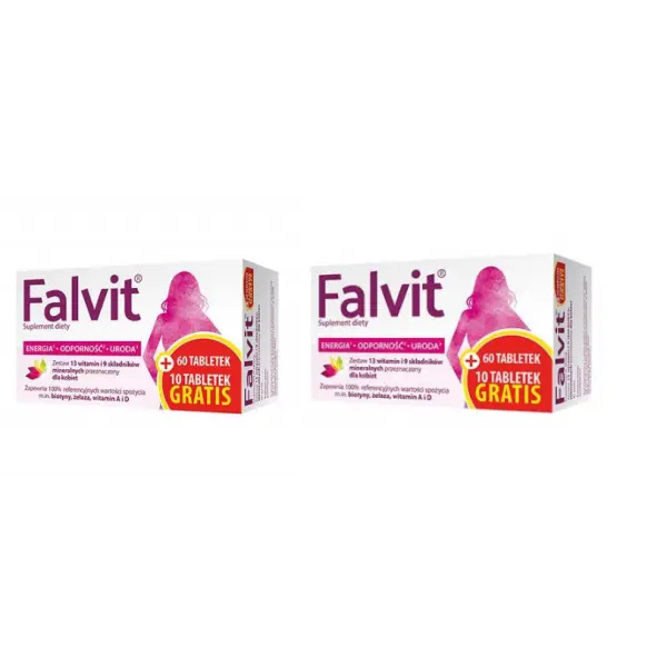 FALVIT 70 TABLETEK X 2 DUOPACK ZESTAW + PREZENT!