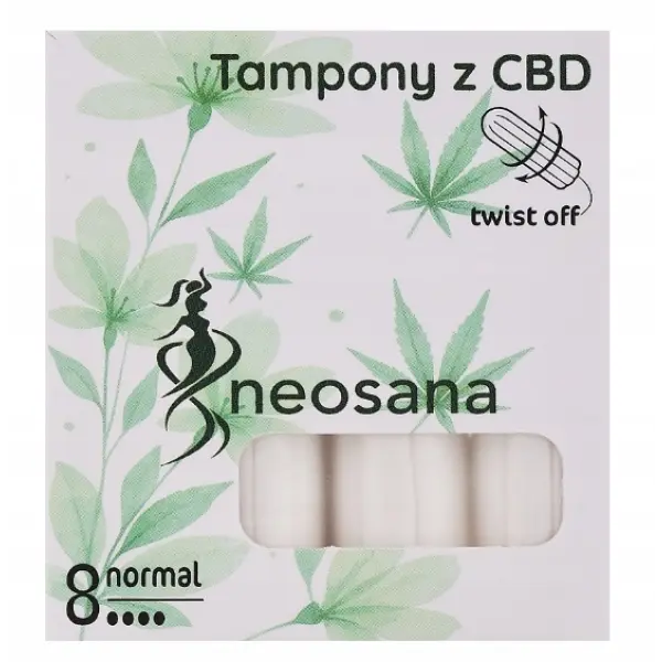 FARMABOL NEOSANA TAMPONY Z CBD TWIST OFF NORMAL 8 SZTUK