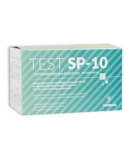 FARMABOL TEST SP-10 TEST PŁODNOŚCI NASIENIA DLA MĘŻCZYZN DOMOWY