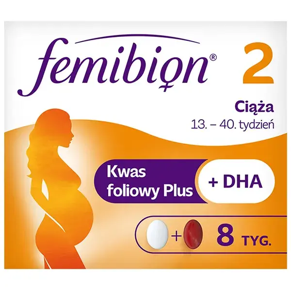 Femibion 2 Ciąża, 56 tabletek + 56 kapsułek