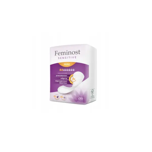 FEMINOST SENSITIVE MINI PODPASKI UROLOGICZNE 20SZT