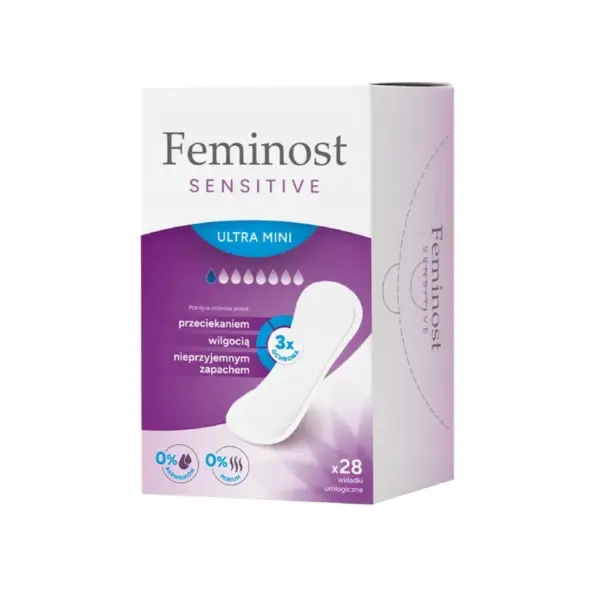 FEMINOST SENSITIVE ULTRA MINI WKŁADKI UROLOGICZNE 28SZT