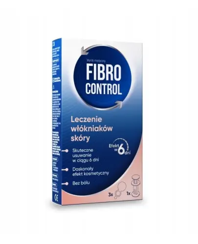 FIBRO CONTROL LECZENIE WŁÓKNIAKÓW SKÓRY 3 PLASTRY