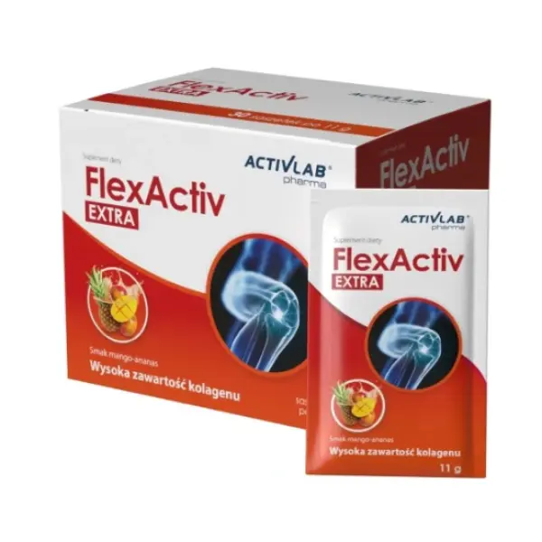 FlexActiv EXTRA mango-ananas 30 saszetek. ACTIVLAB 