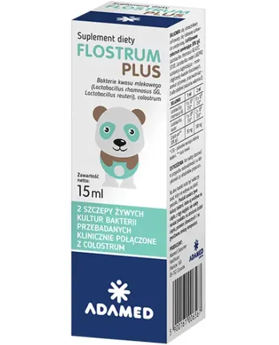FLOSTRUM PLUS PROBIOTYK W KROPLACH 15 ML