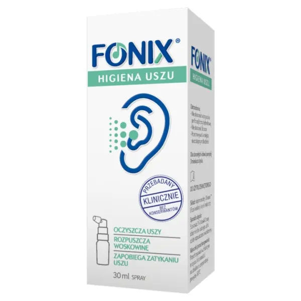FONIX OCZYSZCZAJĄCY SPRAY DO USZU 30ML